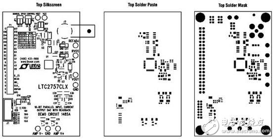 圖2 LTC2757參考PCB（1）