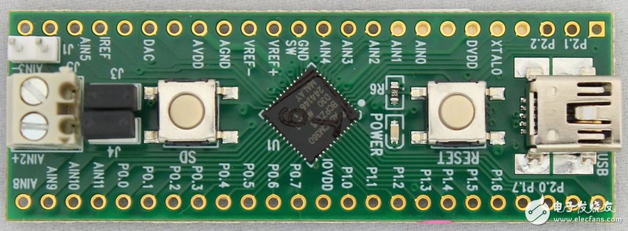 采用ARM Cortex - M3的USB熱電偶溫度測量系統電路圖