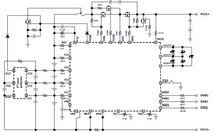 多節(jié)鋰離子電池組管理器BQ40Z50