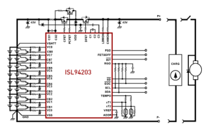 ISL94203應用框圖