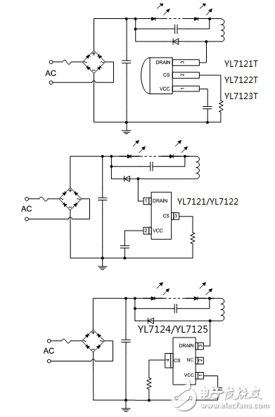 超低成本、高效率LED電源驅動芯片YL712X