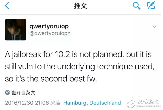 暫無發布iOS10.2越獄計劃，不想用iOS10.2的可以等等iOS10.3發布