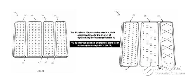 iPad Pro配件設計的專利被曝光 帶有顯示屏和LED指示燈