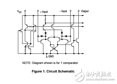 單電源四比較器NCV2901DR2G