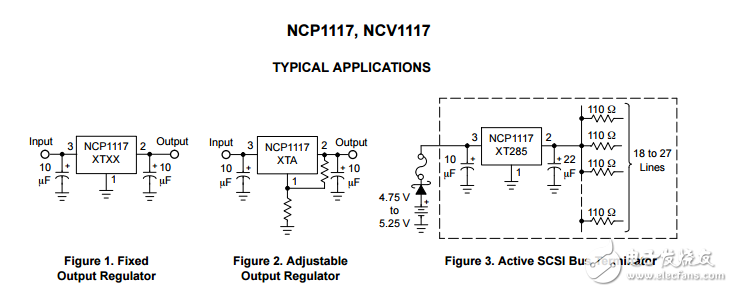 1.0A低壓差正固定可調電壓調節器NCV1117DT15RK