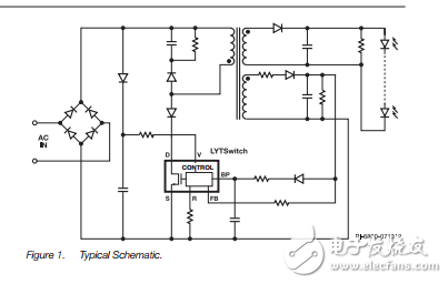 lytswitch大功率LED驅(qū)動IC系列LYT4311E