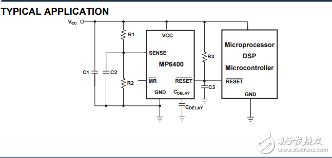 mp6400低靜態電流可編程的Delay監控電路