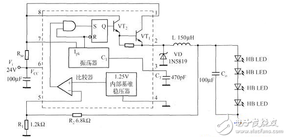 12vled恒流驅動電路圖大全（六款模擬電路設計原理圖詳解）