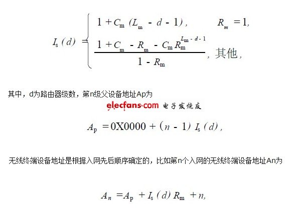 鄰近節點間的地址間隔
