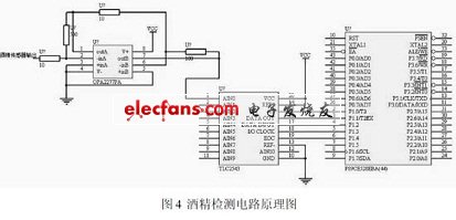 酒精濃度檢測電路