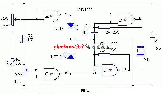 高低溫雙向溫度器電路