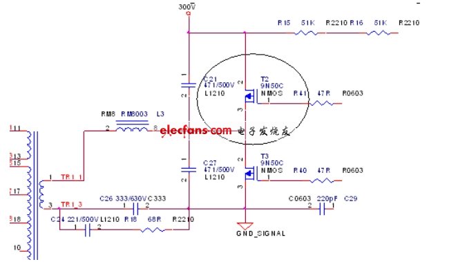 典型的開關電源原理圖。(電子系統設計)