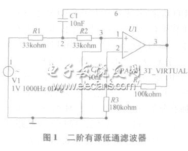 RC有源濾波器電路的計算機輔助分析