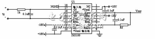 光電隔離抗干擾電路圖