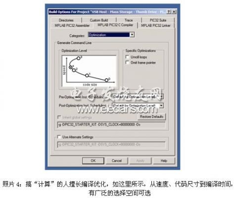 編譯器優化設置