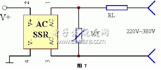 固態繼電器電路過壓保護電路