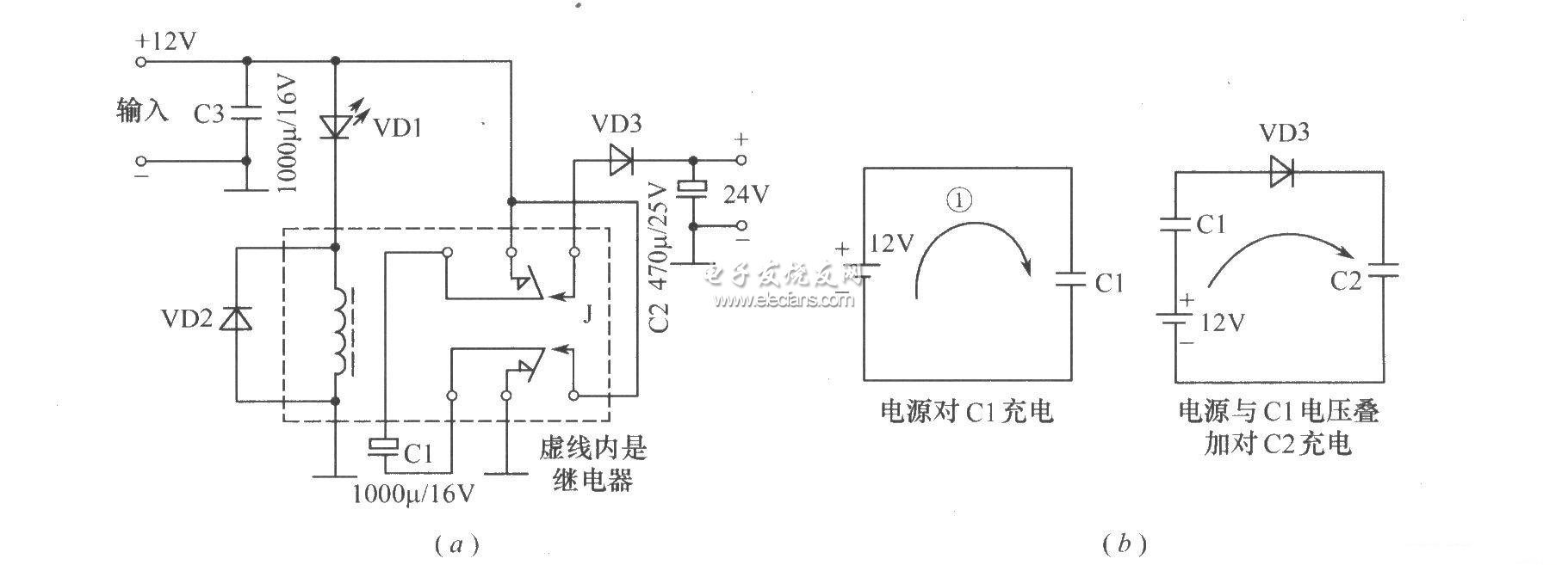 LED電源倍壓電路圖