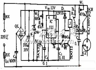 電飯煲功率自動調節器電路原理圖
