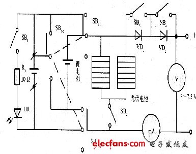 多功能太陽能充電器電路