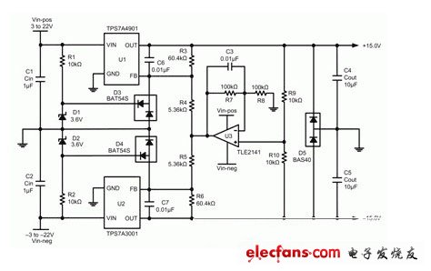 帶電壓保護的 LDO 追蹤電路