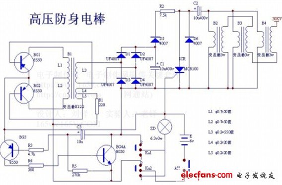 自衛電筒電棒