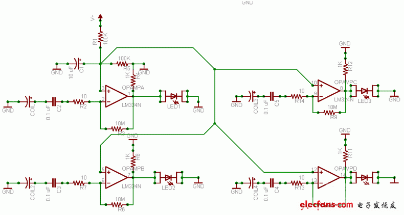 酷炫手機來電感應桌子電路