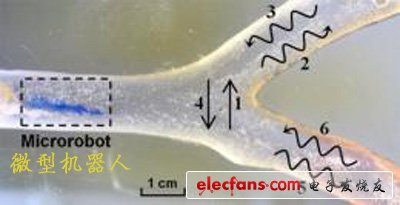 科學(xué)家開發(fā)微型機器人進入人體血管清除淤積