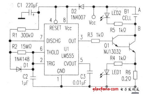 鎳鎘鎳氫電池自修復(fù)電路設(shè)計