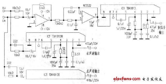 超低價音響電路原理圖