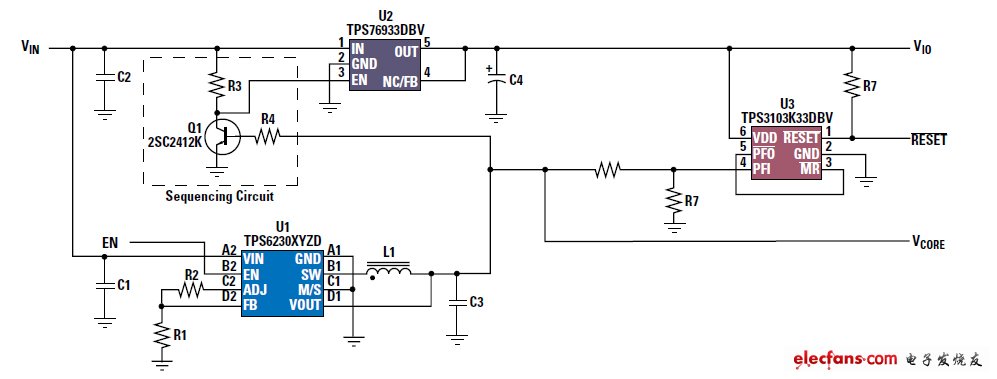 C5000 DSP 電源設計電路圖