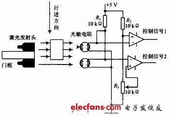 圖4 人員進出檢測電路圖