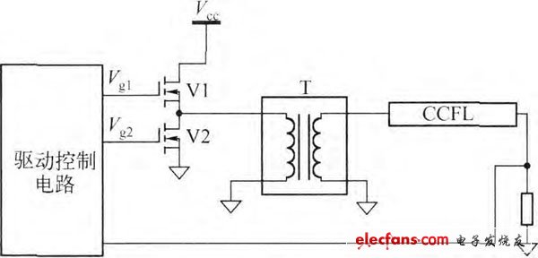 半橋結(jié)構(gòu)驅(qū)動(dòng)電路示意圖