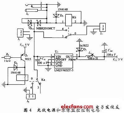 光伏電源和錄像監控控制電路