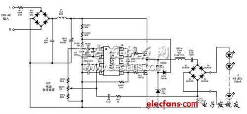 IRS2530D離線LED控制電路