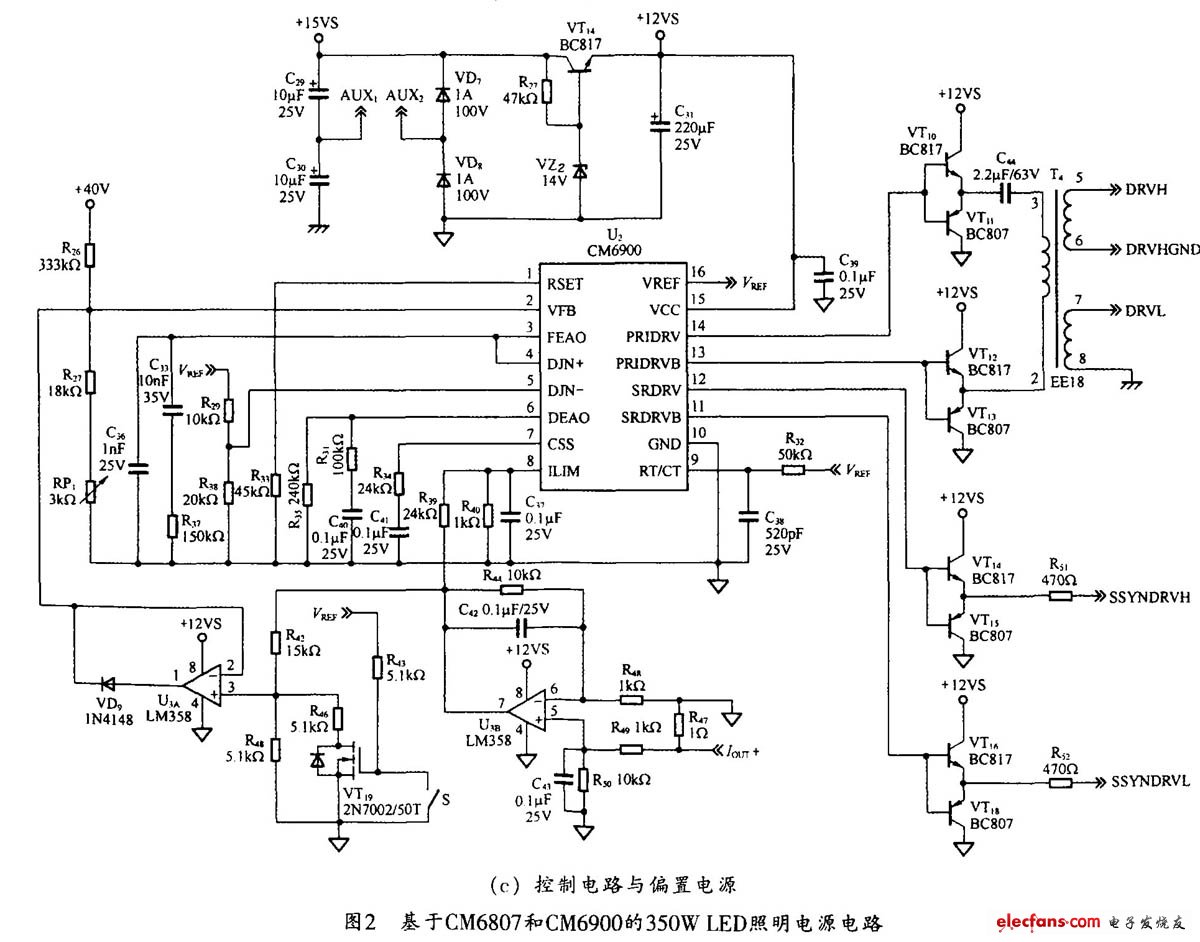 控制電路與偏置電源