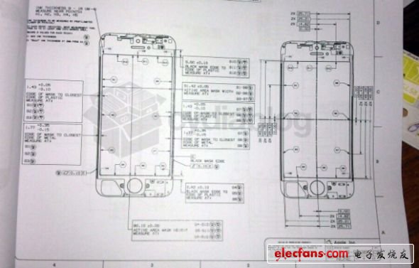 疑似iPhone 5設(shè)計(jì)圖曝光：配4英寸屏