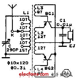 30個(gè)“無電源收音機(jī)”電路-適合剛剛接觸電子技術(shù)的折騰