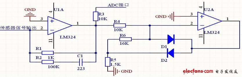 圖5 信號調理電路