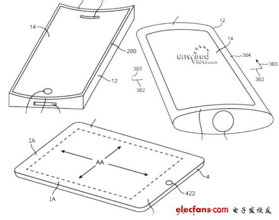 蘋果申請柔性屏幕專利