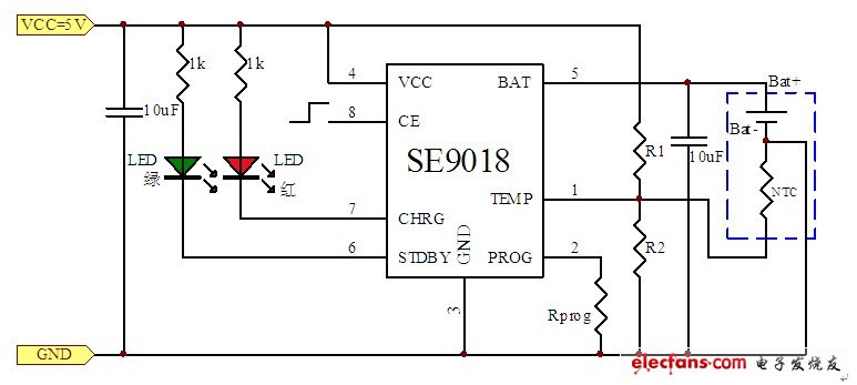 圖3  SE9018典型應用電路