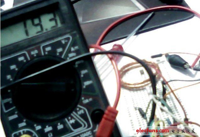 接收的電流（為了保護三極管，所以說電流在20毫安左右）