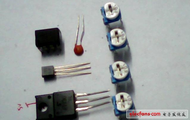 可調電阻（PR1，2，3，4）是10KΩ的