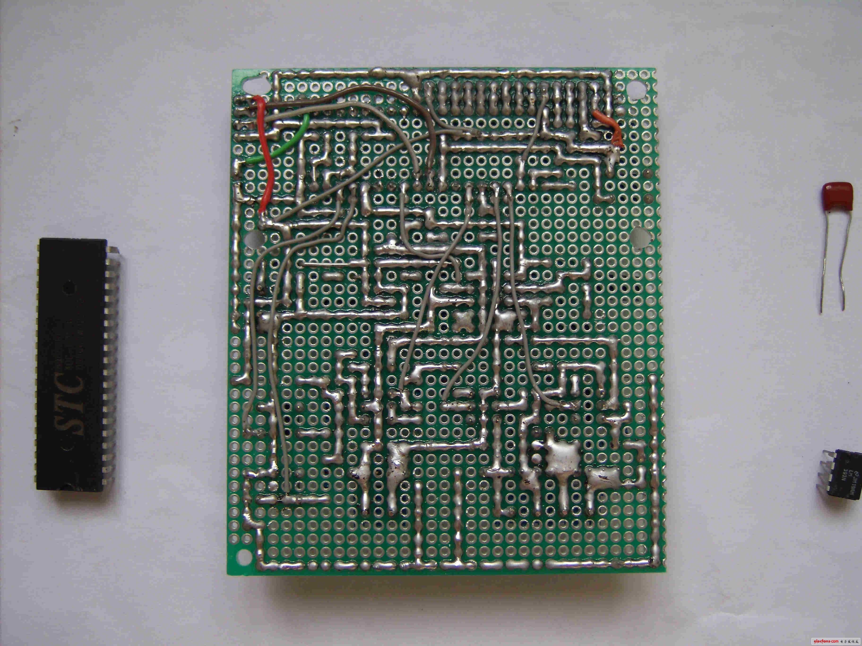 電子制作論壇-電子制作網-焊接完反面.JPG