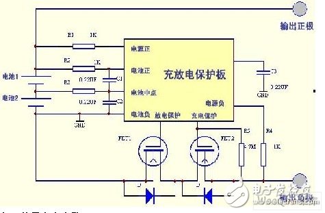 鋰電池的保護(hù)電路