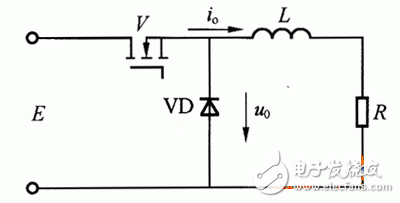 圖1 降壓斬波電路原理圖