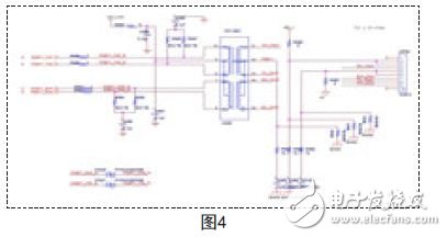 以太網的數據信號，經過IP175C處理器進行交換處理，信號從RJ45端口輸出，接口電路如圖4所示。