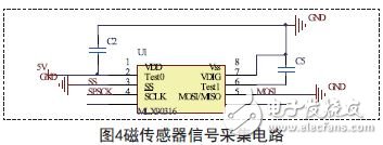 磁傳感器信號采集電路