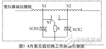 A方案無弧切換工作原理示意圖