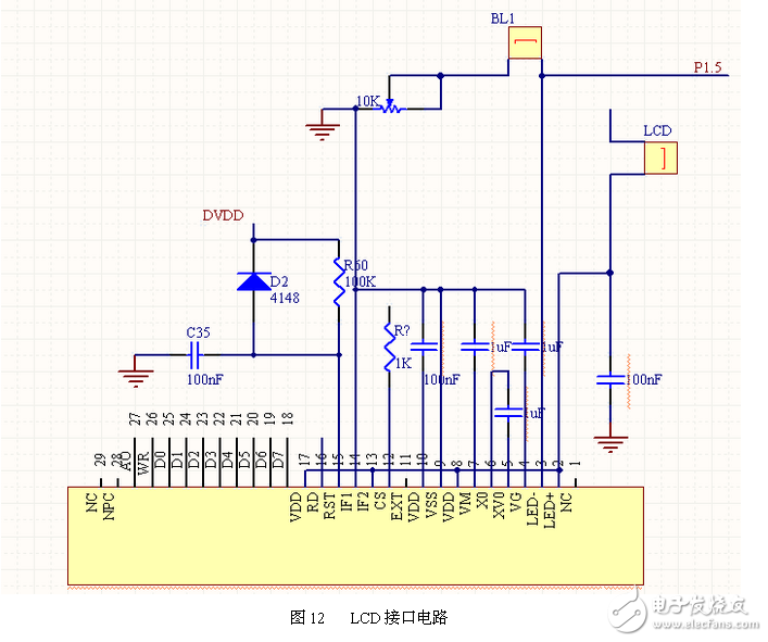 安全智能家居監控系統各模塊電路組合