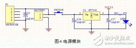 基于MSP430和DS18B20的溫室大棚溫度監測系統模塊電路